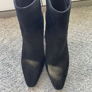 Black Suede Booties